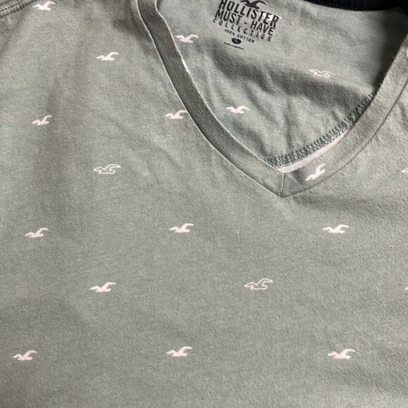 Men’s Large Hollister Must Have T Shirt in Sea Foam Blue - Picture 4 of 4